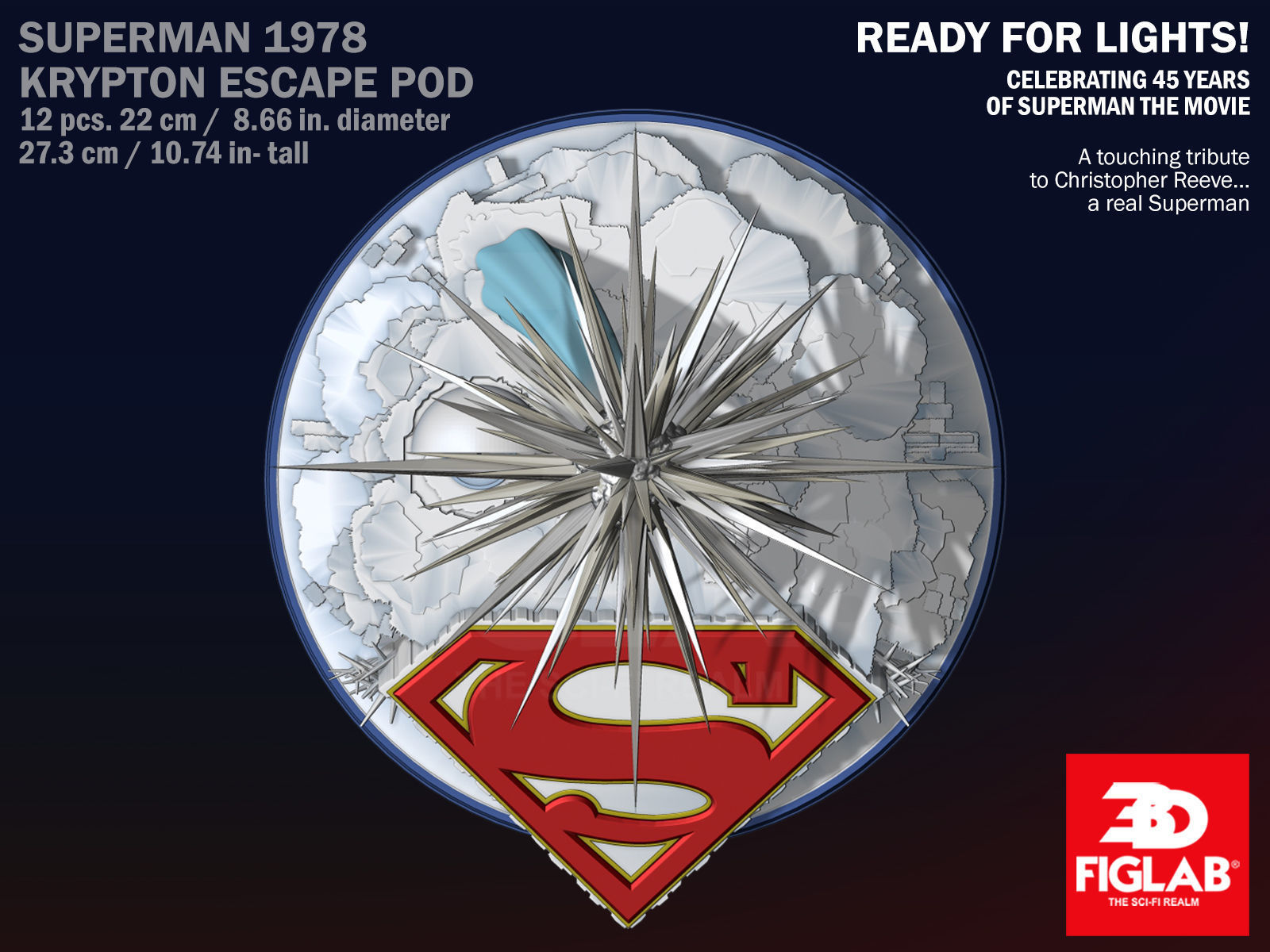 SUPERMAN THE MOVIE - KRYPTON ESCAPE POD 3D model_3