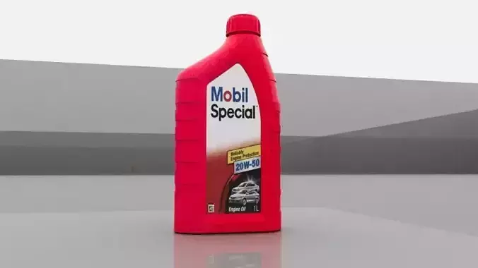 Lubricant Bottle 3D model