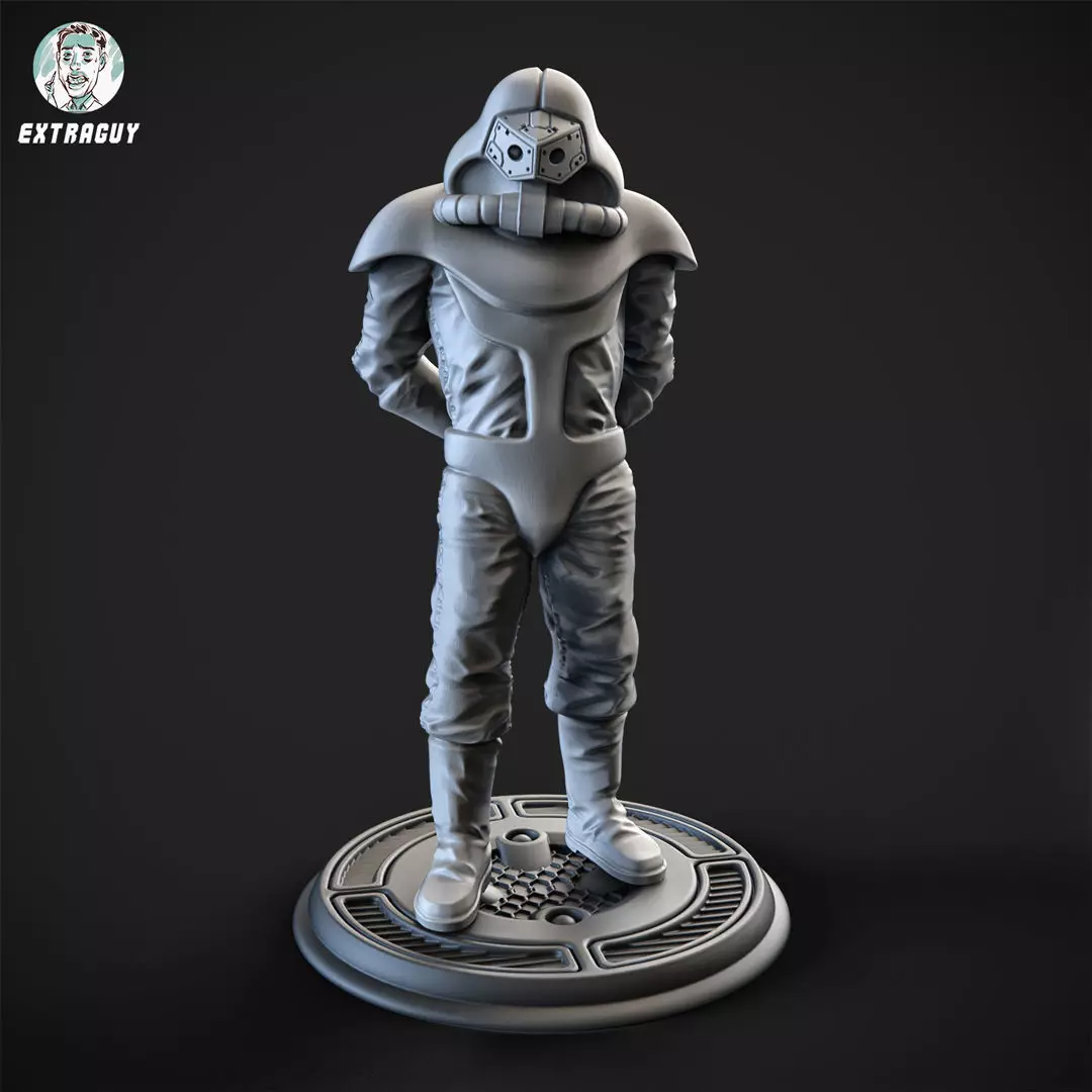 Pilot for Blubbery Robot 100mm and 32mm 3D print model_0