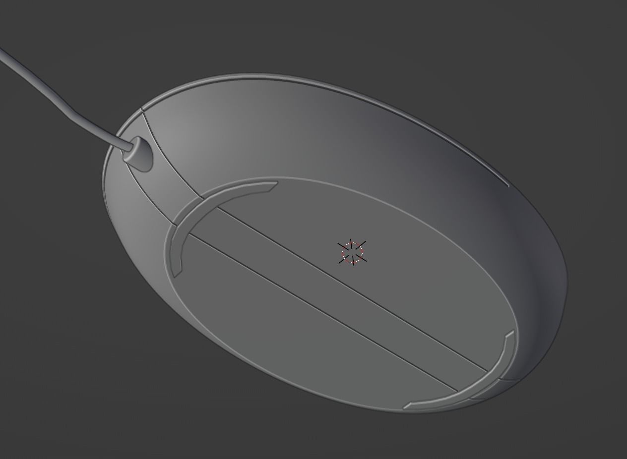 HP Style Computer Mouse - Free Free low-poly 3D model_3