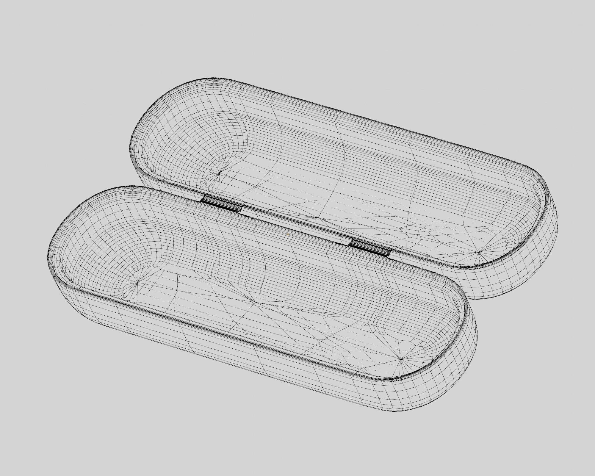 Glasses case Low-poly 3D model_3