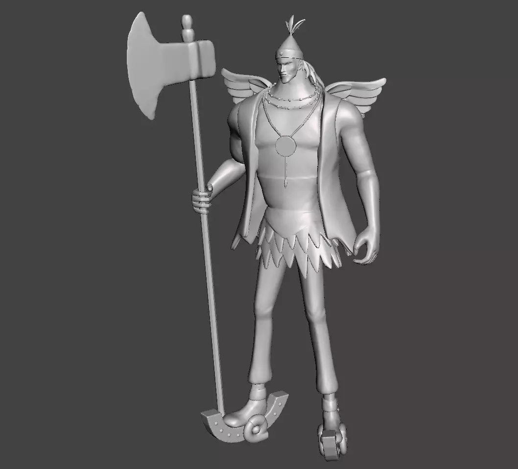 Warashi One piece 3D Model 3D print model