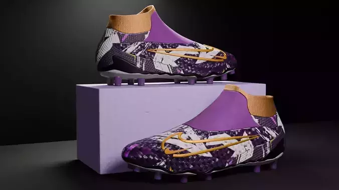 Nike purple boots