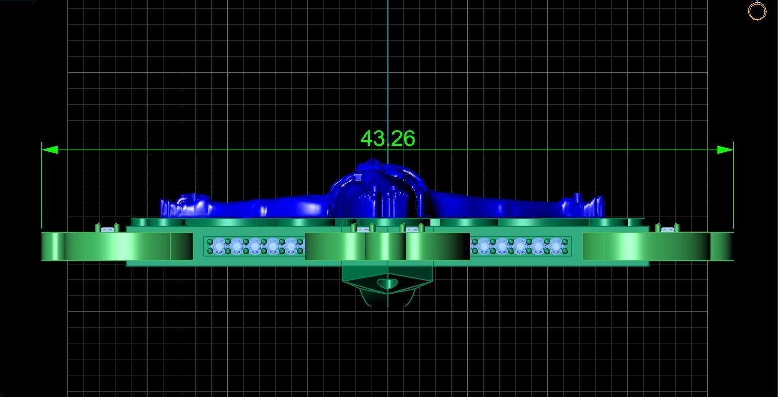 cross orthodox with the crucifix of jesus drinking 993 3D print model_11