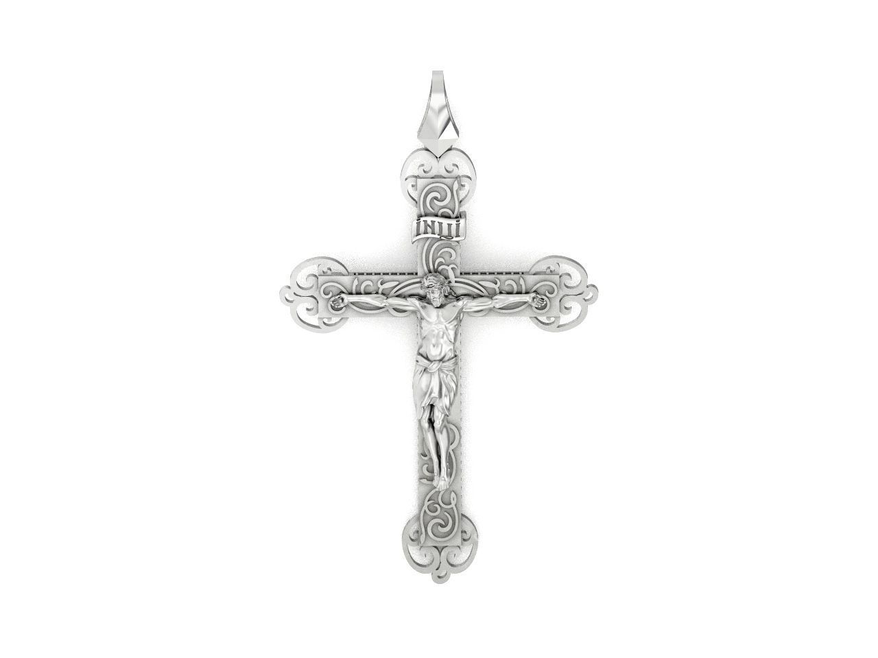 cross orthodox with the crucifix of jesus drinking 993 3D print model_18
