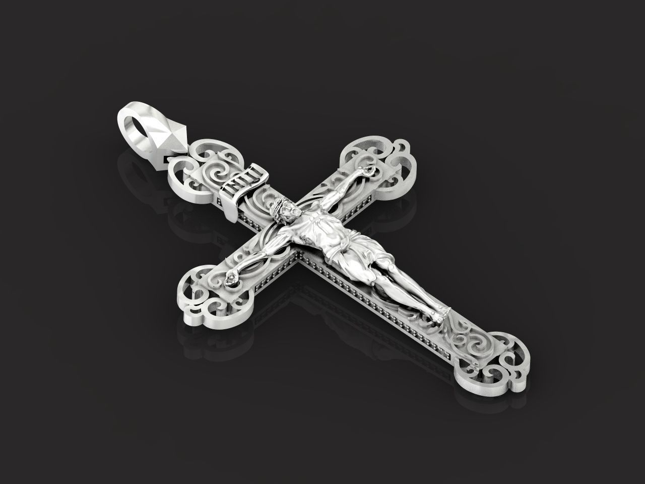 cross orthodox with the crucifix of jesus drinking 993 3D print model_31