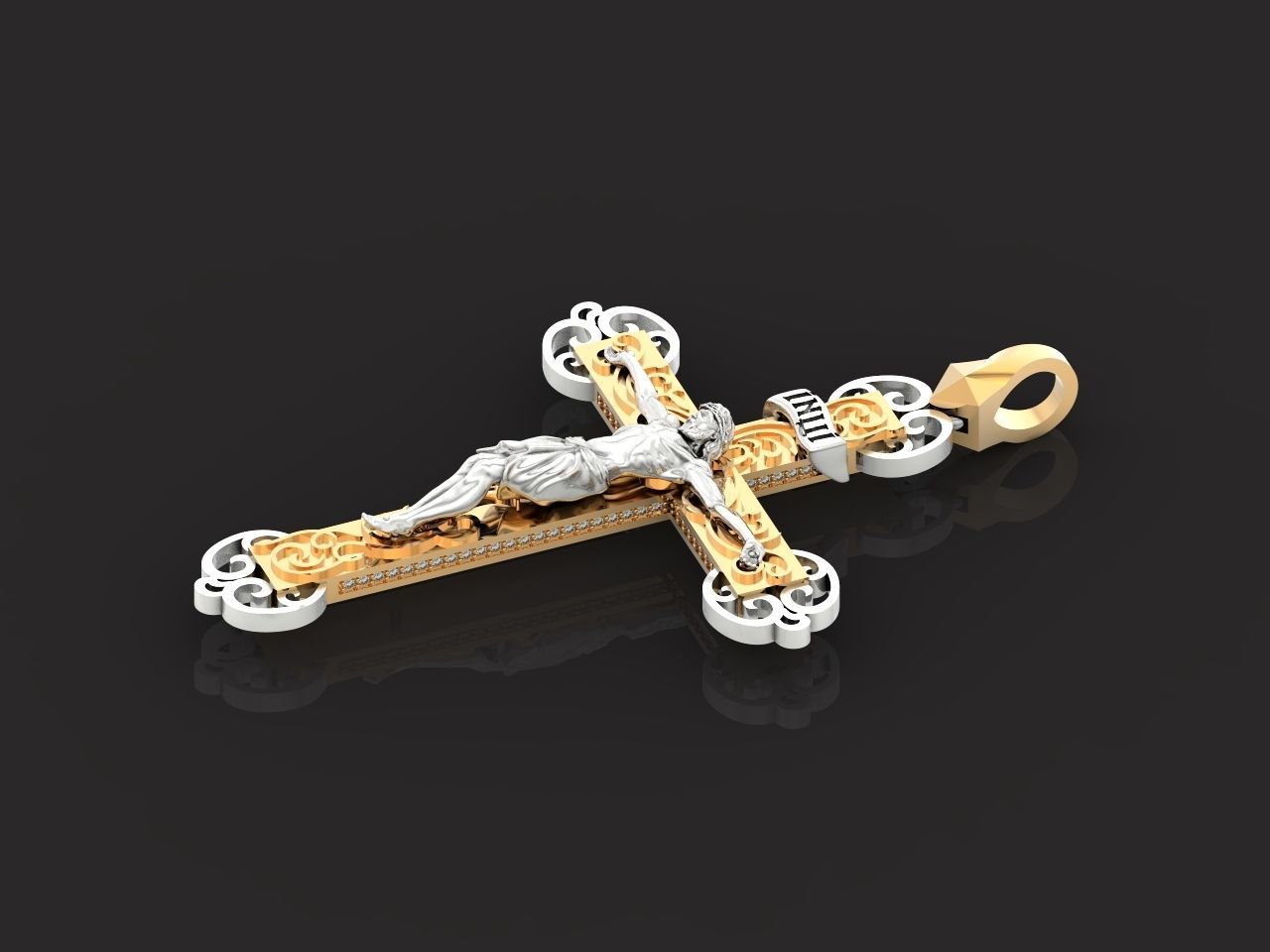 cross orthodox with the crucifix of jesus drinking 993 3D print model_39