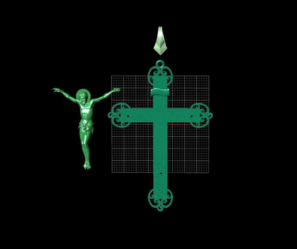 cross orthodox with the crucifix of jesus drinking 993 3D print model_13