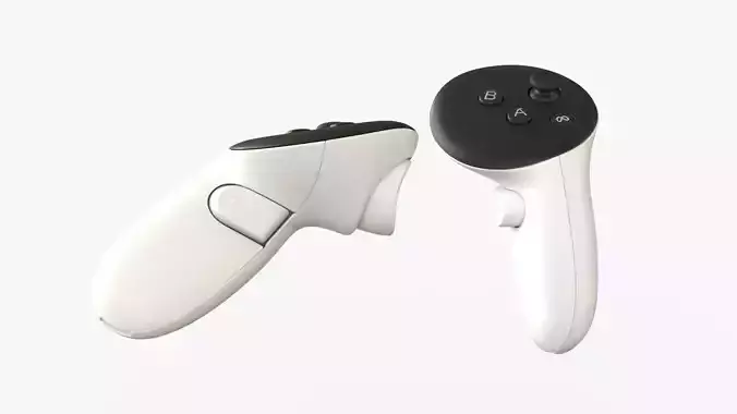 Meta Touch Plus controllers  3D model