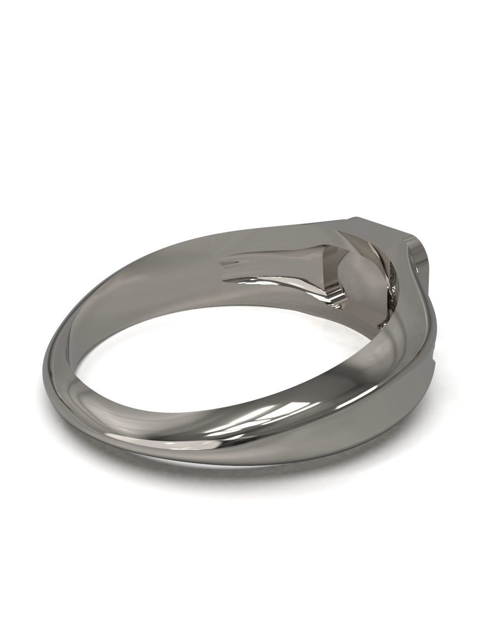 Freemasonry signet ring 3D print model_10