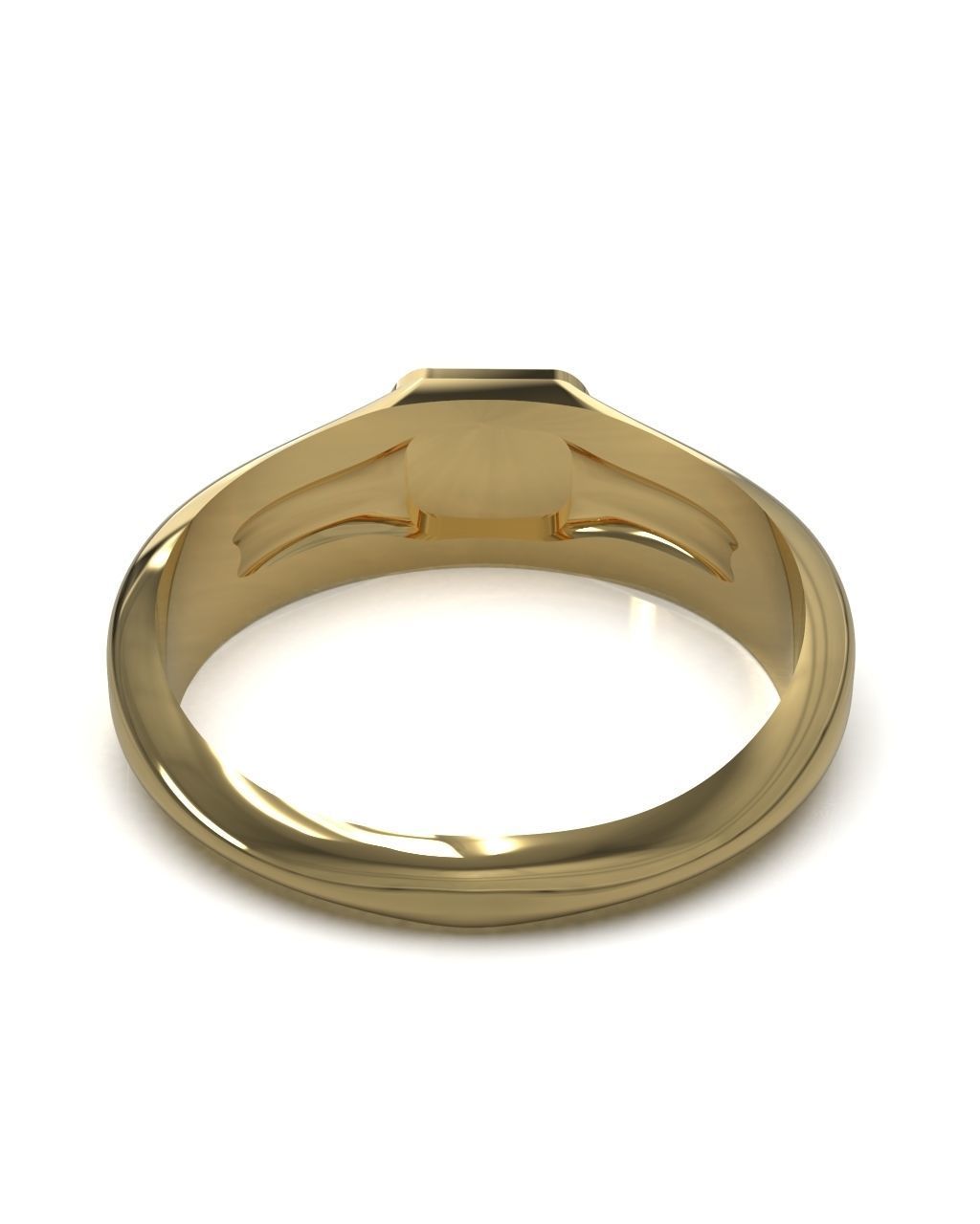 Freemasonry signet ring 3D print model_5