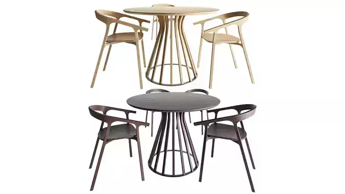 Greco round table and Mattiazzi MC1 chair