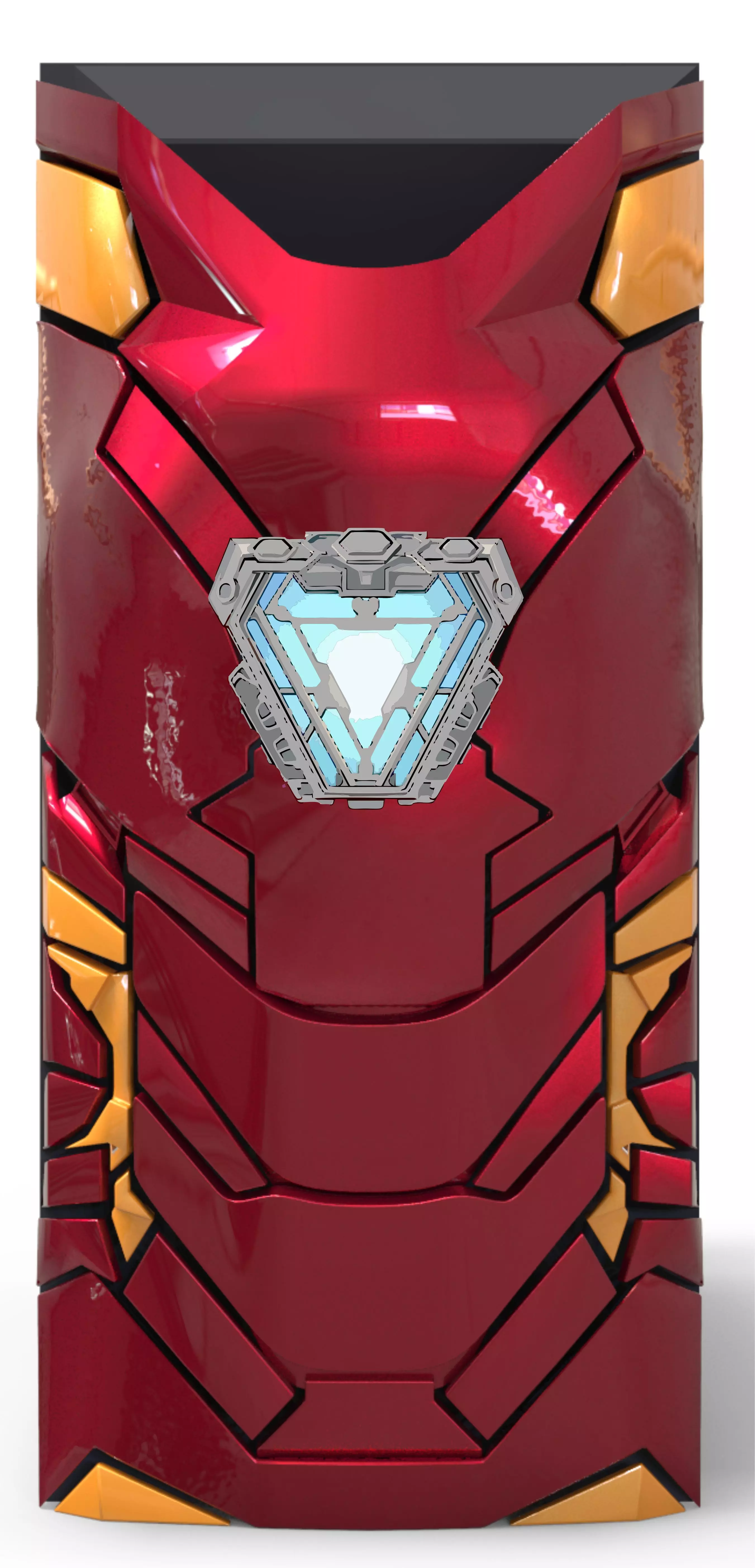 Iron Man CPU Case 3D print model_0