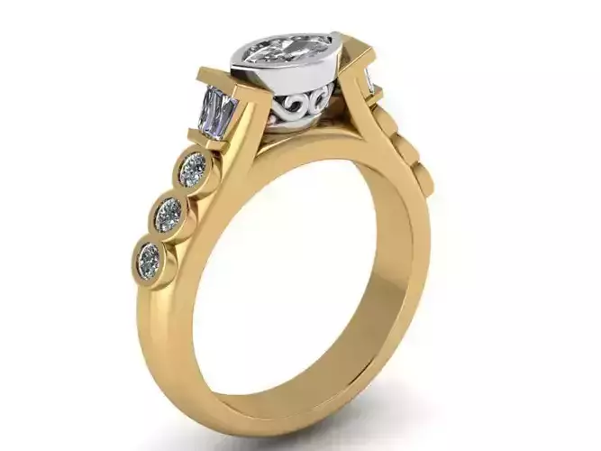 Marquise Diamond Ring 1282