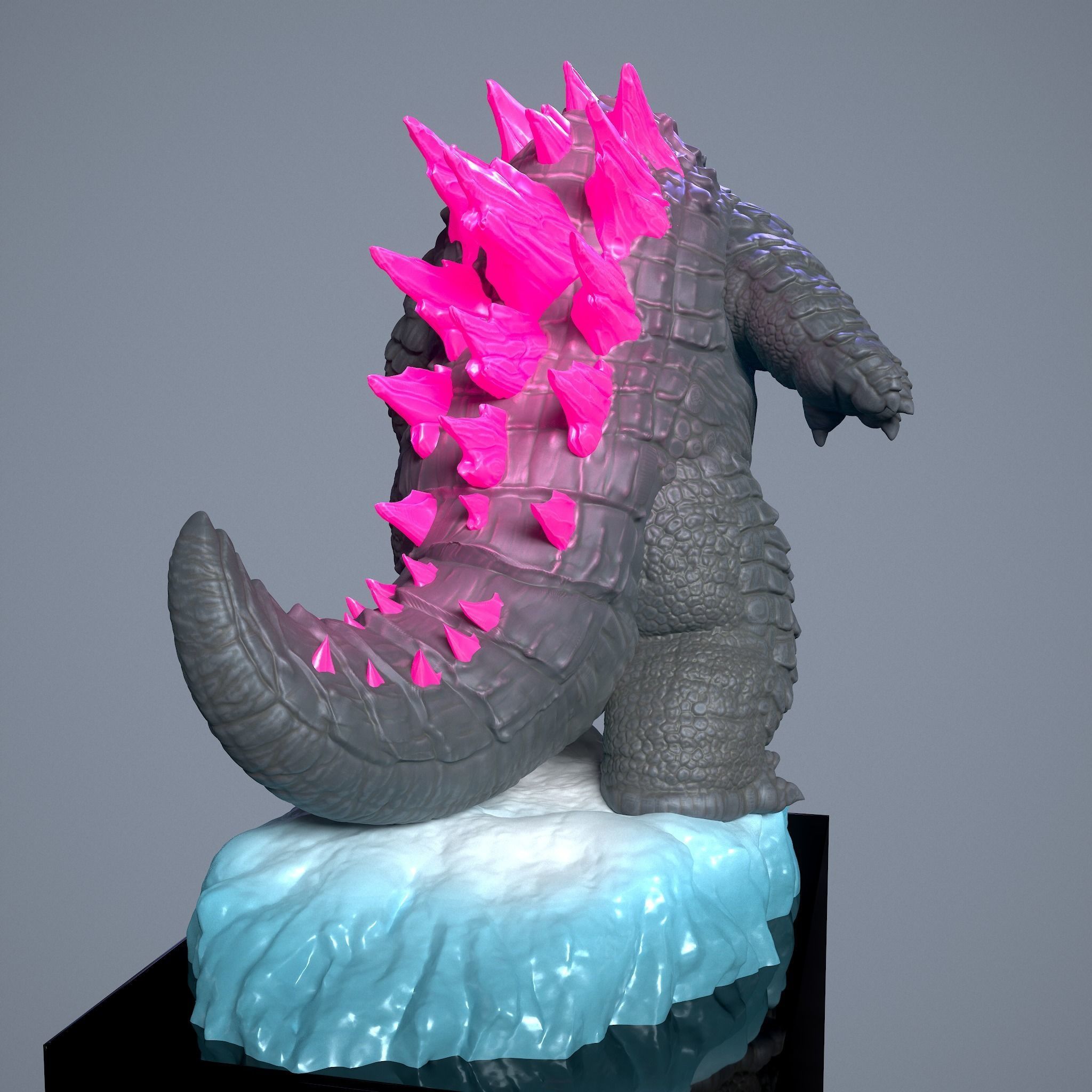 Godzilla Mini 3D print model_3