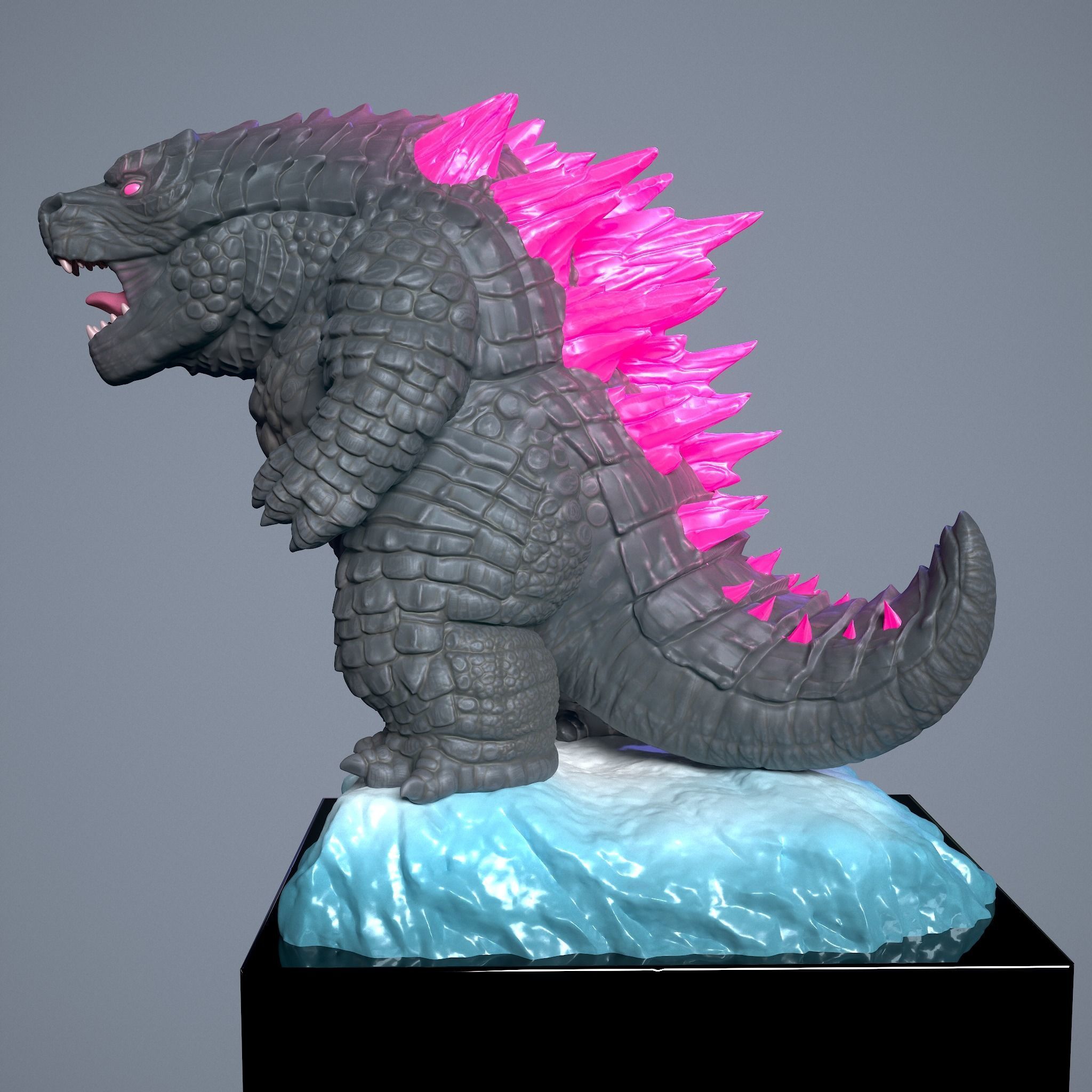 Godzilla Mini 3D print model_2