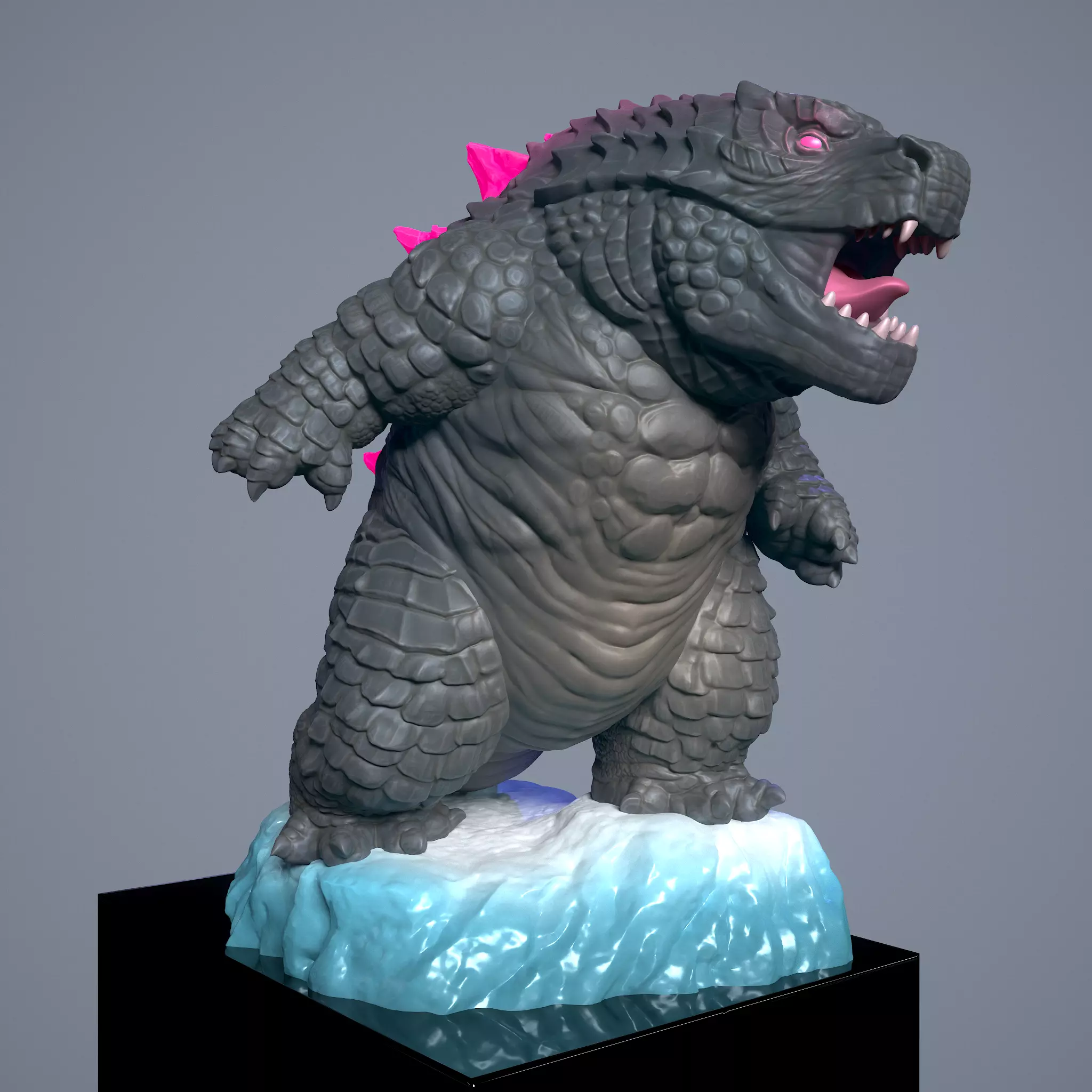 Godzilla Mini 3D print model_0