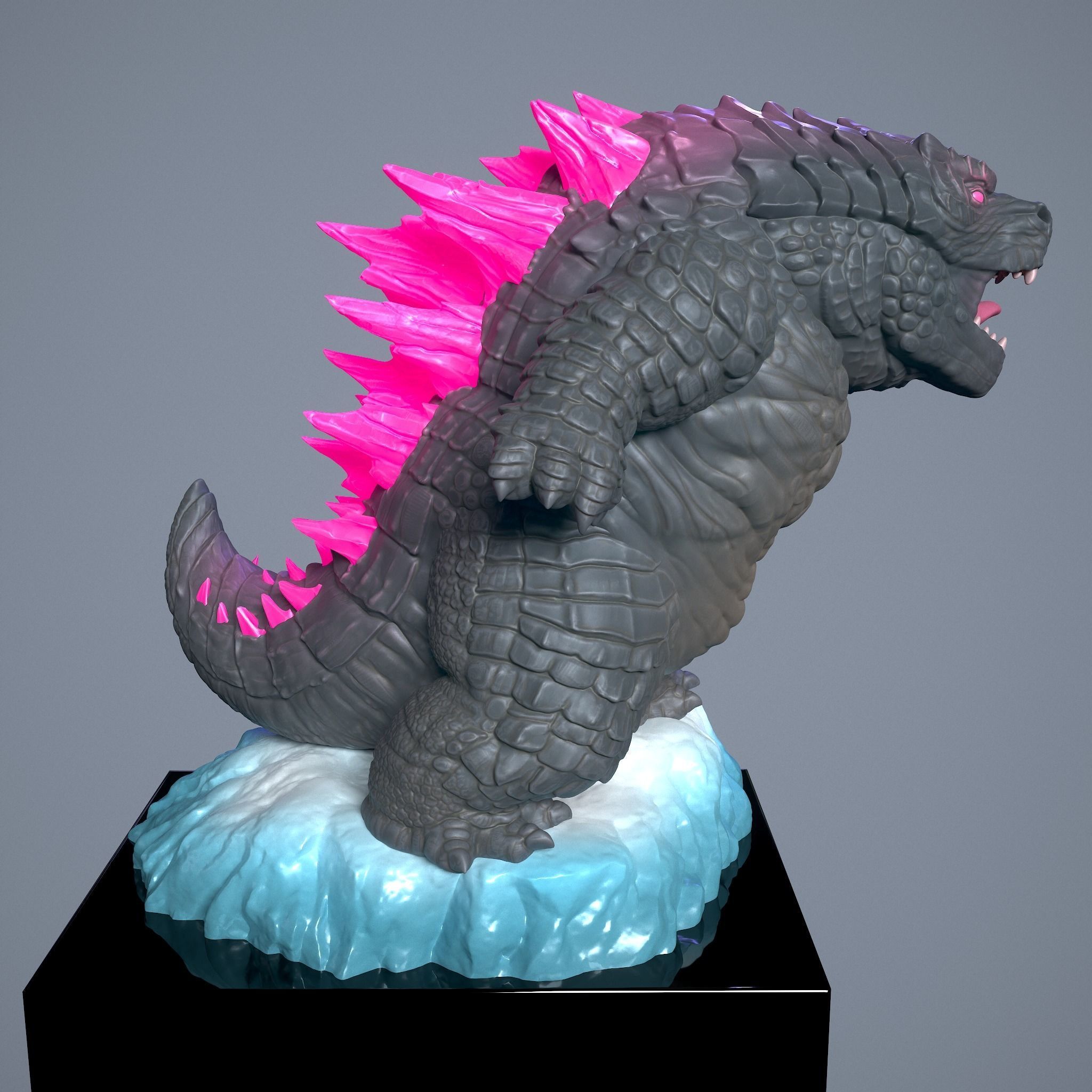 Godzilla Mini 3D print model_1