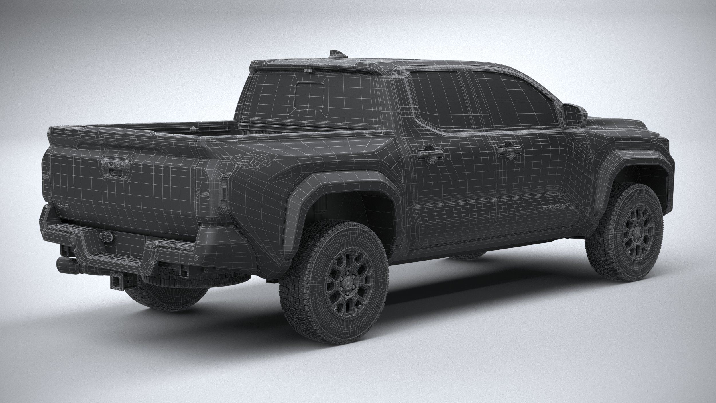 Toyota Tacoma TRD Off Road 2024 3D model_29