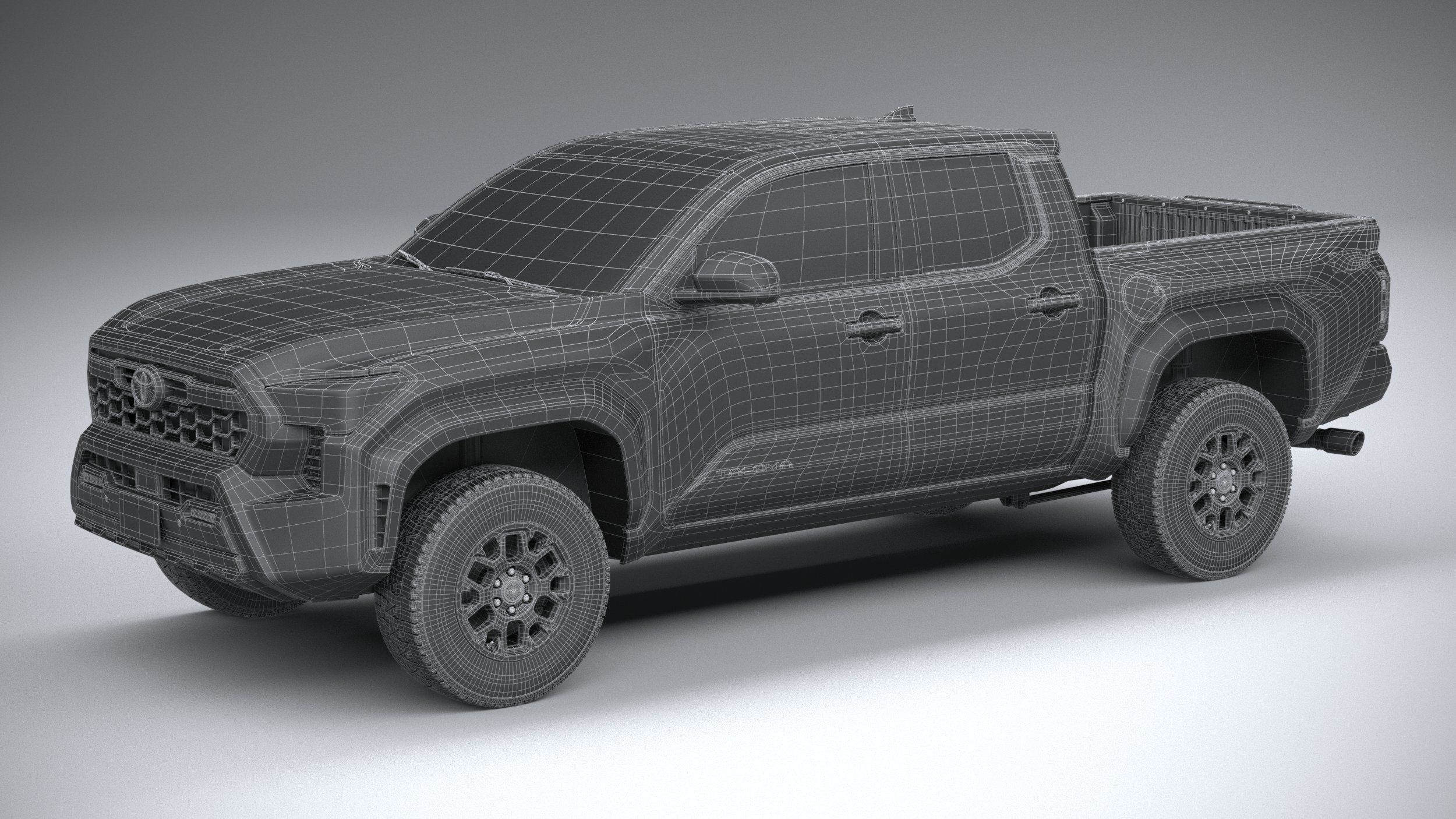 Toyota Tacoma TRD Off Road 2024 3D model_28