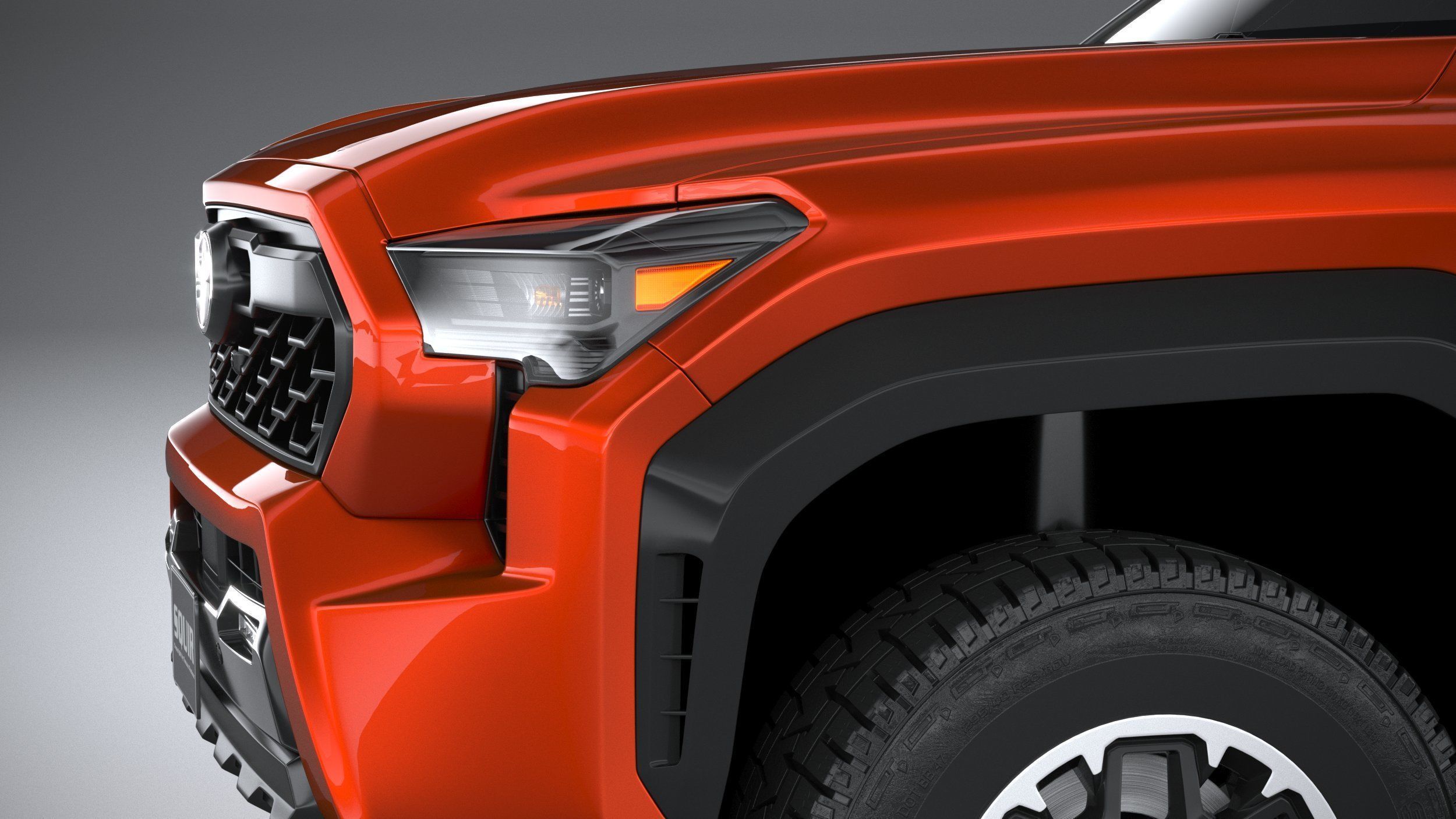 Toyota Tacoma TRD Off Road 2024 3D model_3