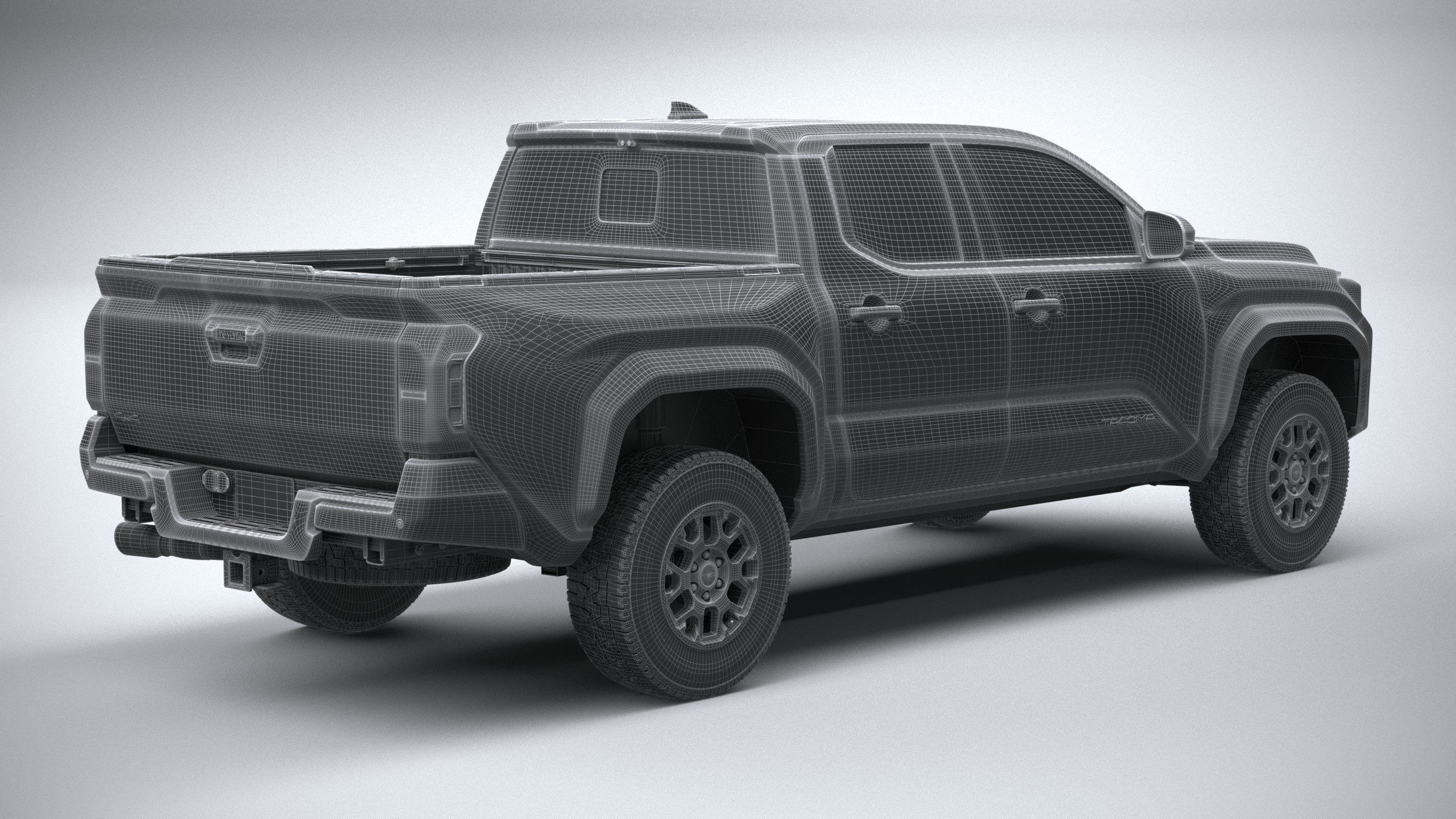 Toyota Tacoma TRD Off Road 2024 3D model_27