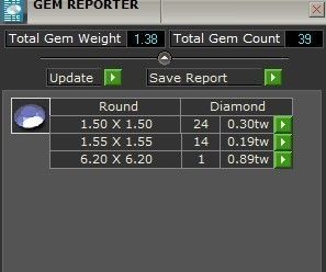 Round Halo Twisted Ring 1294 3D print model_5