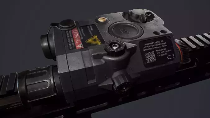 Tactical laser flashlight