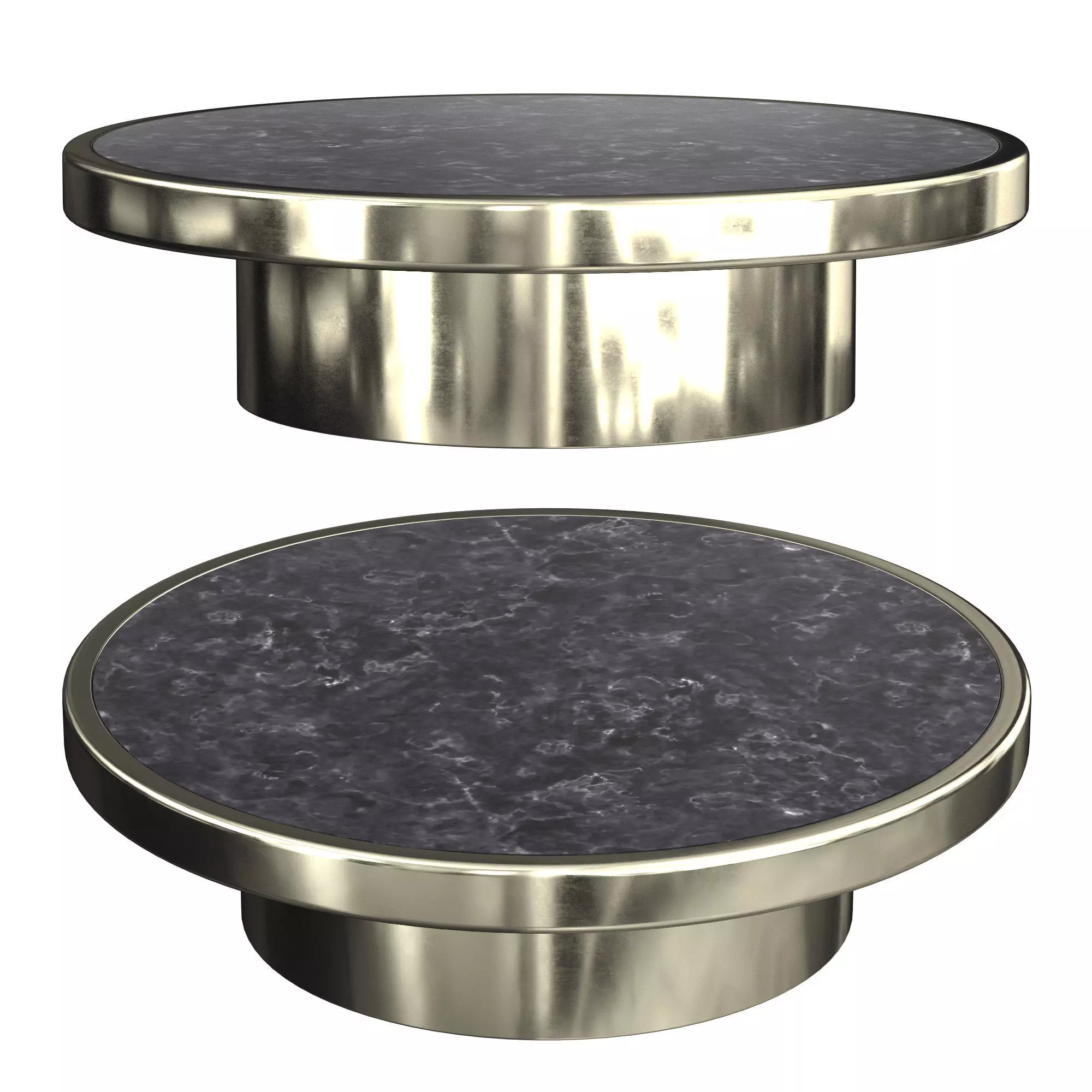 Polished COFFEE TABLE 3D model_0