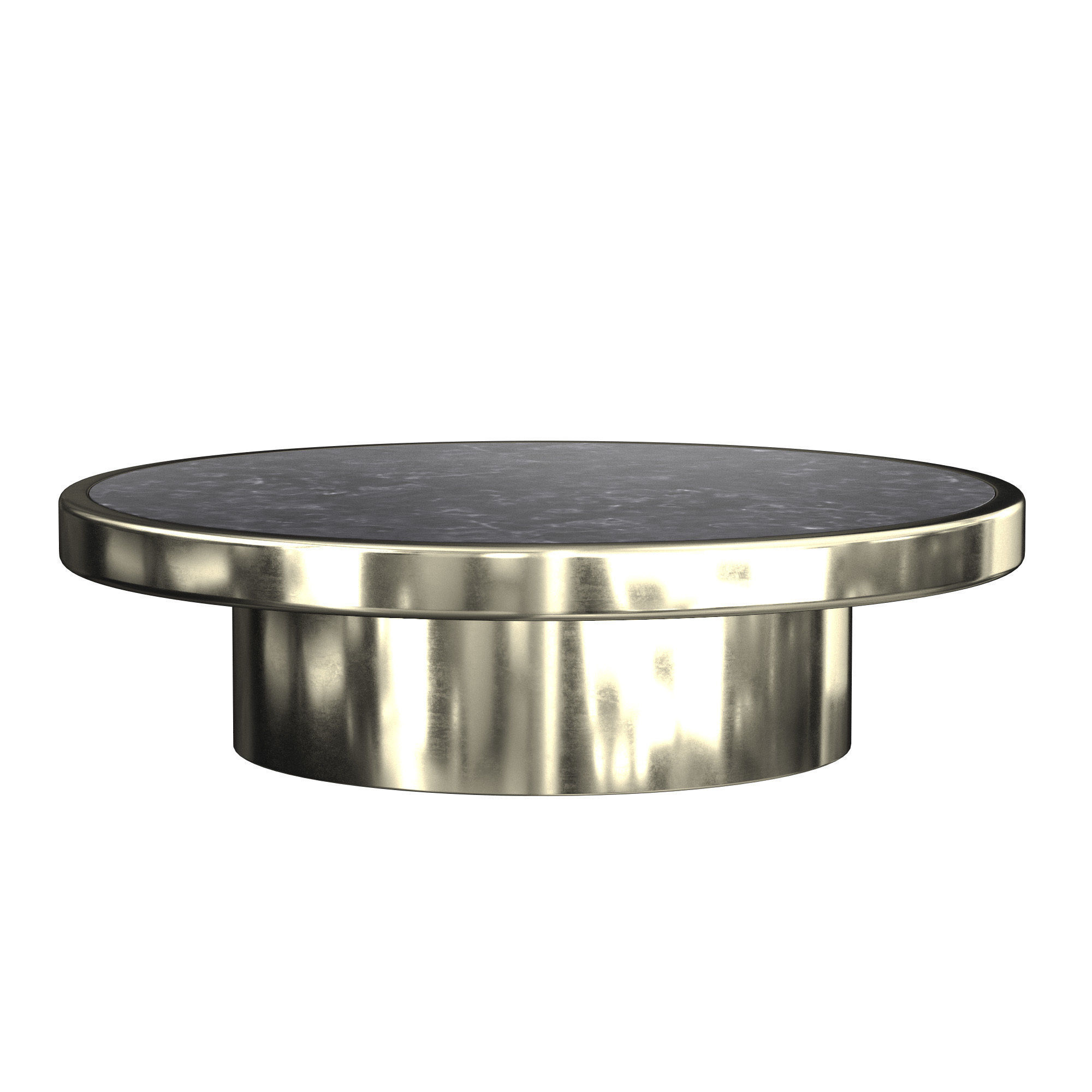 Polished COFFEE TABLE 3D model_2
