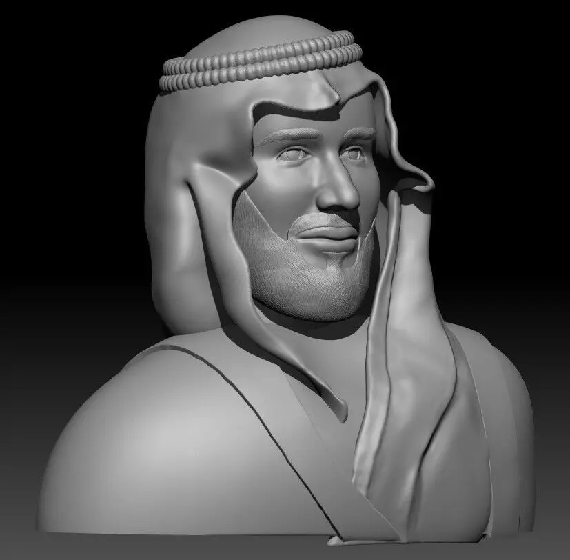 Mohammed Bin Salman Saudi Arabia 3D print model_0
