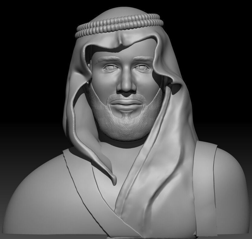 Mohammed Bin Salman Saudi Arabia 3D print model_1