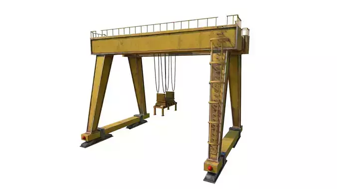Cargo Crane Low-poly 3D model