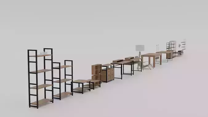 Modern Industrial Interior pack