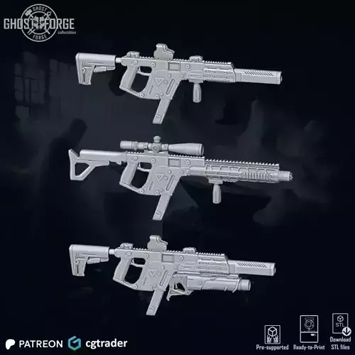 Pack SMG13 - 3 Itens 3D print model