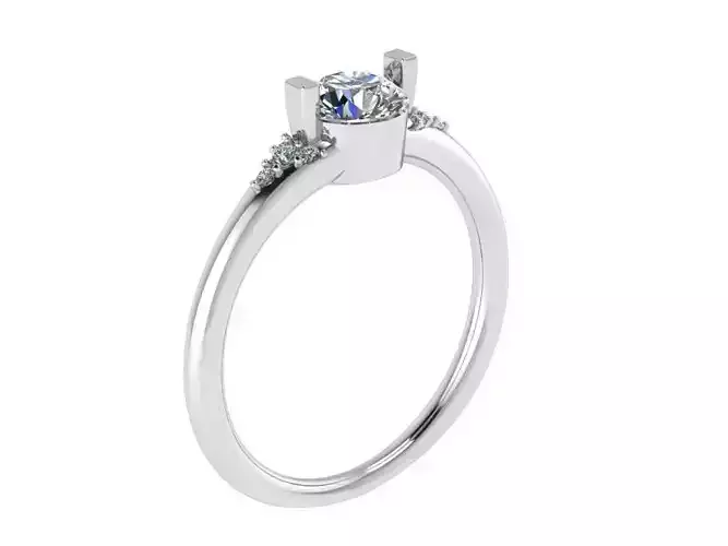 Diamond Solitaire Ring 1326