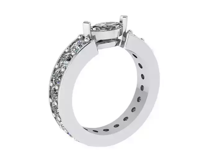 Marquise Diamond Ring 1328