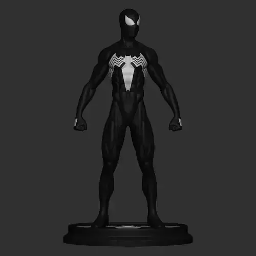 Spider-man Black Suit Archivo STL Impresion 3D Fan Art 3D print model