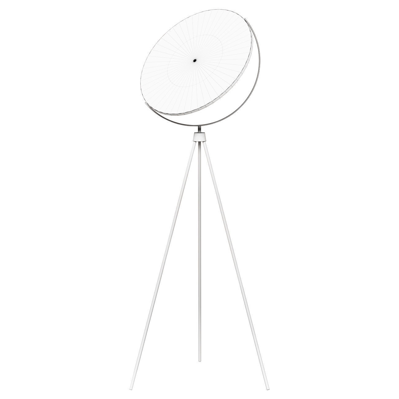 Floor design lamp Superloon by Flos 3D model_1