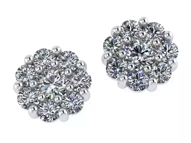Diamond Stud Earring 1340