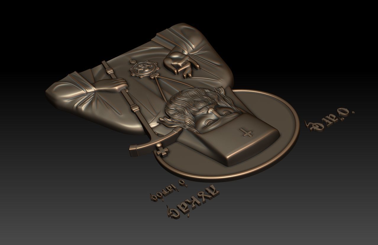 Saint Luke 3D model_5