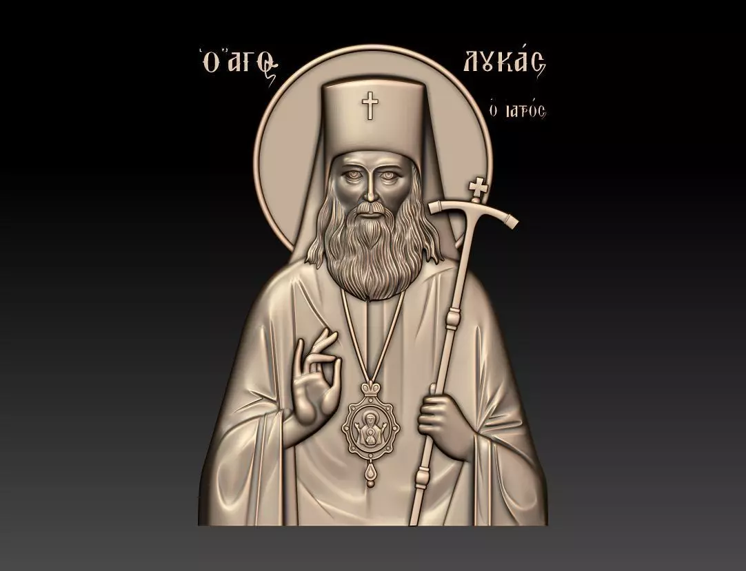Saint Luke 3D model_0