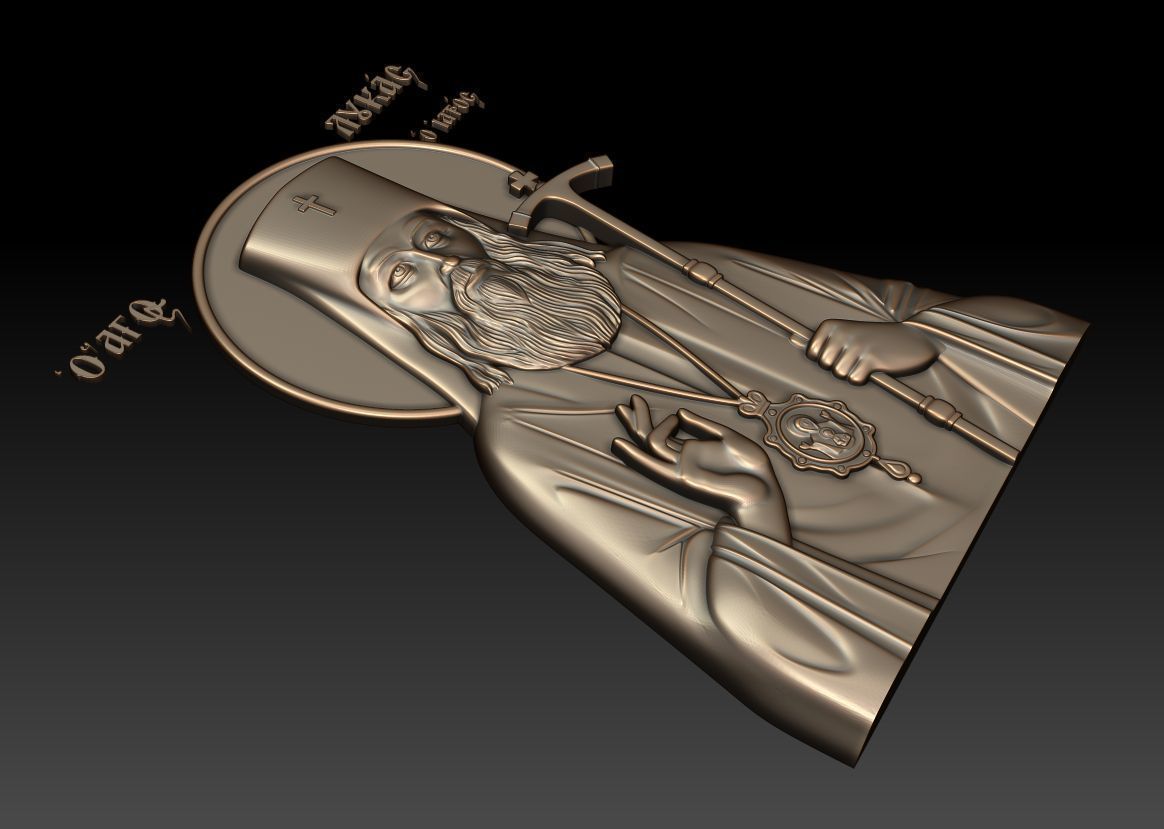 Saint Luke 3D model_1
