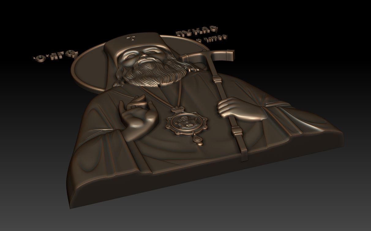 Saint Luke 3D model_2