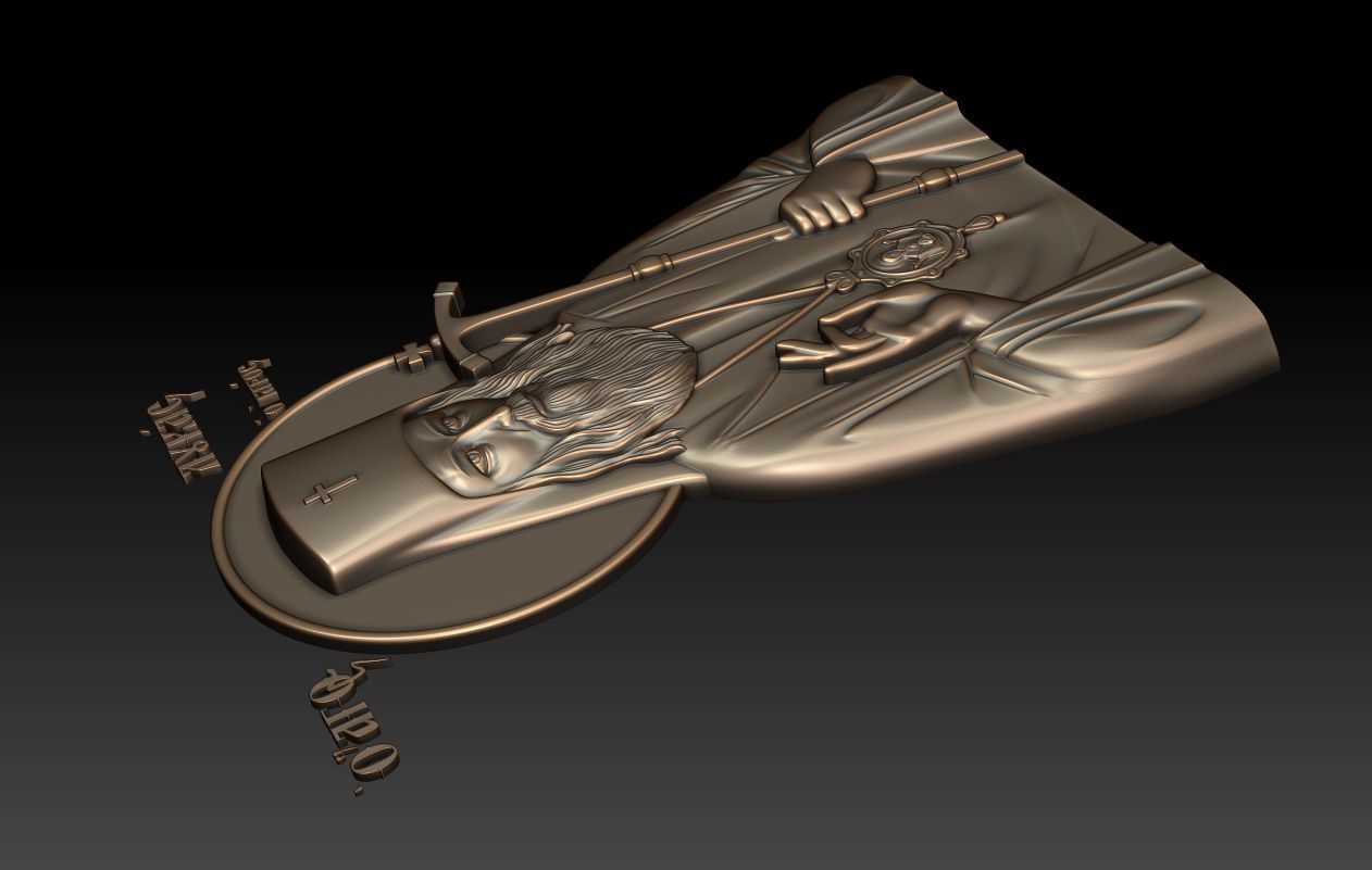 Saint Luke 3D model_7