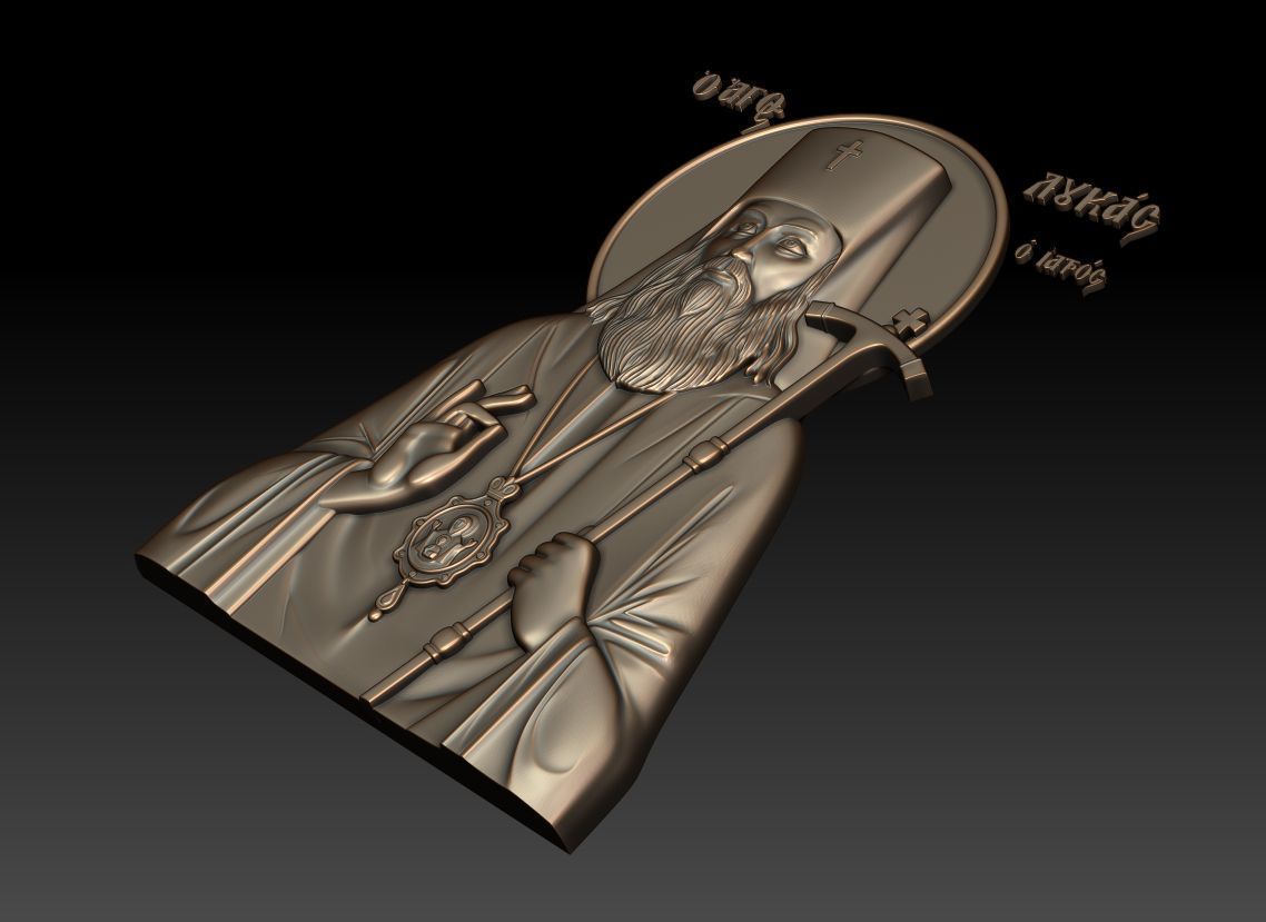 Saint Luke 3D model_3