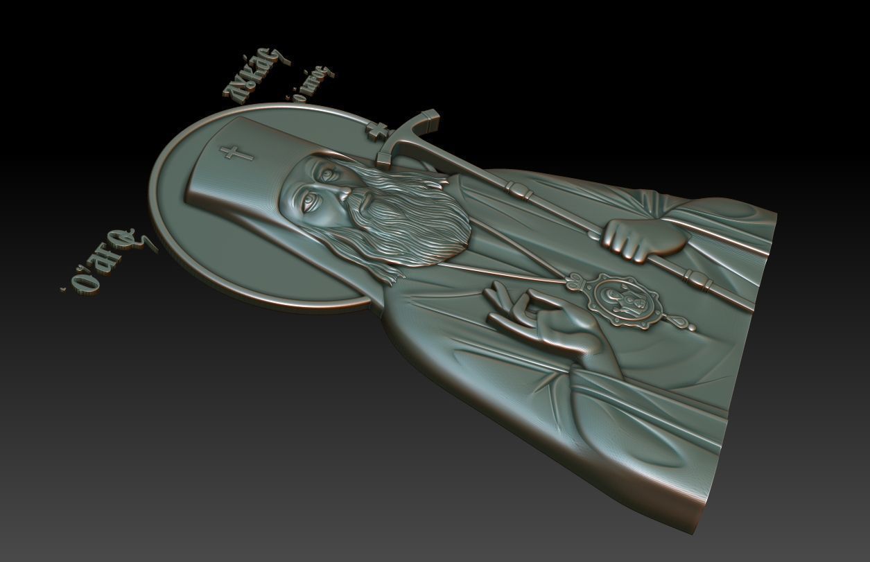 Saint Luke 3D model_9