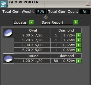 Oval Halo Earring 1344 3D print model_8