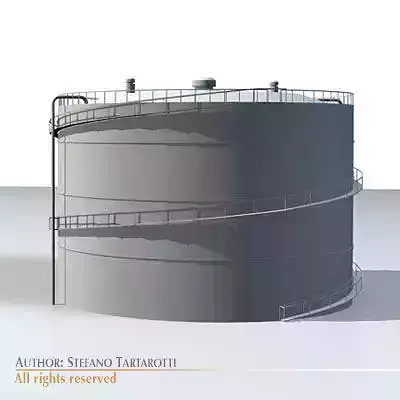 Gas tank 3D model
