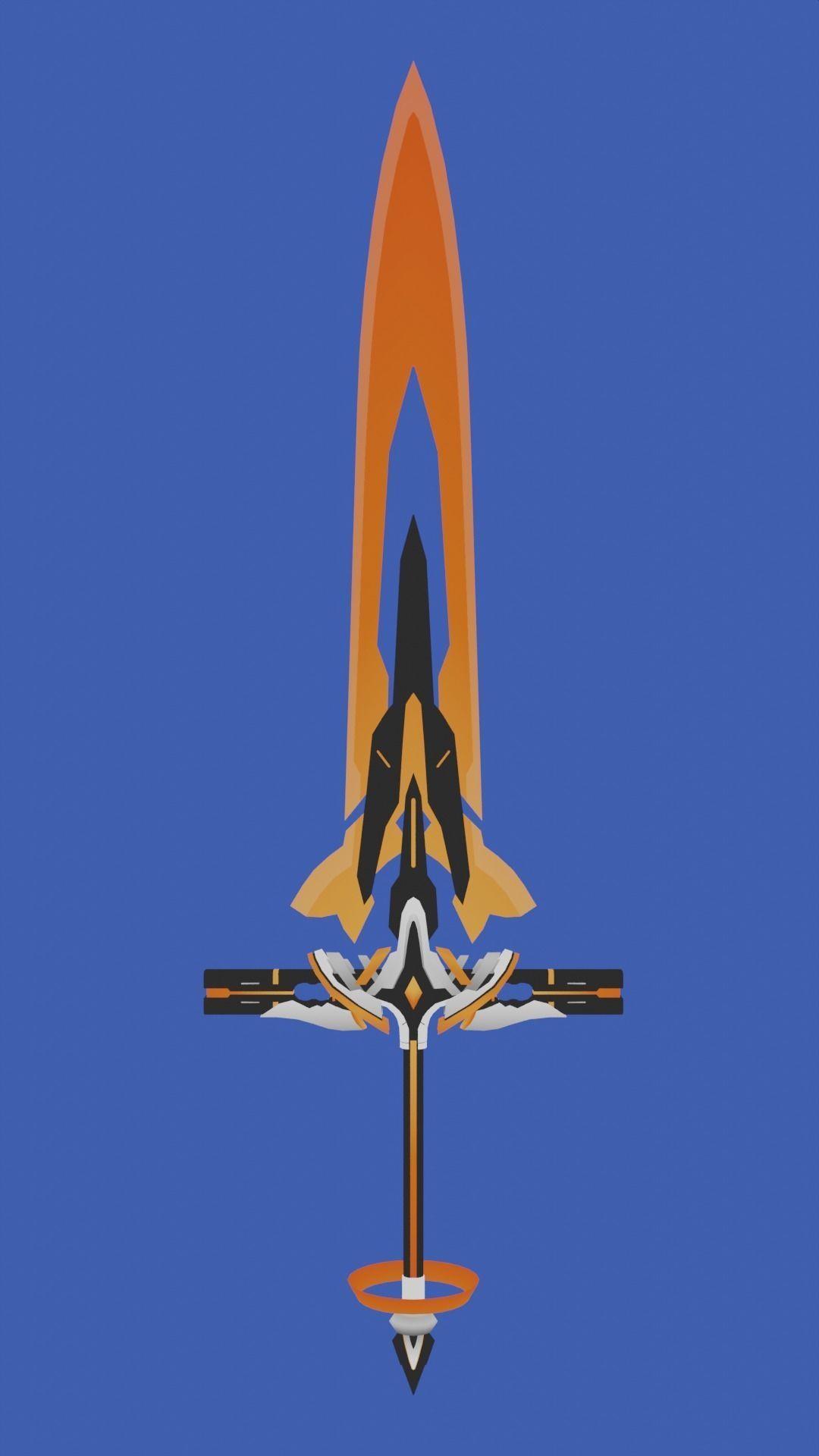 Honkai Impact 3rd Cleaver Of Shamash Low-poly 3D model_1